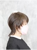 大人レイヤーショートボブ