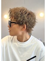 メンズバイココテラス 豊中(men's by cocoterace) スパイキーショート/ハイトーン/ブリーチパーマ/ウルフ