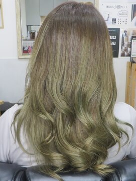 ナクレヘアー(nacure hair) 透明感あるグリーン系カラー/ケアカラー