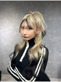 エクステで作るエンドカラー