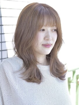 スイ(Sui) 前髪似合わせ/リフトレイヤー/ナチュラル/くびれ巻き/モテ髪