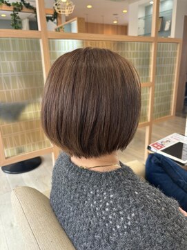 アドラーブル 長岡リップス旭岡店(adorable) 20代30代大人可愛い小顔ショート丸みボブ