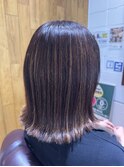 切りっぱなしボブ