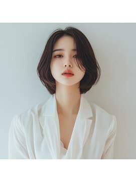 e.m.a プレミアムビューティーサロン 栄駅店(e.m.a PREMIUM BEAUTY SALON) ハンサムボブ/ボブ/髪型/イメチェン