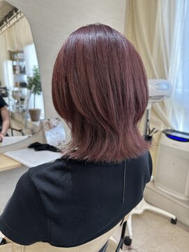 フルールバイアヴァンスクロス(Flulu by avance. cross) ラベンダーピンク/ボブ/ウルフカット