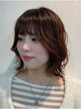 ファム 札幌大通(fam) ◎小顔効果！ひし形ボブスタイル×ナチュラルレイヤー