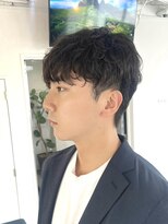 エイス 梅田 中津(Ace)&nbsp;シャドウパーマ　韓国風　韓国ヘア