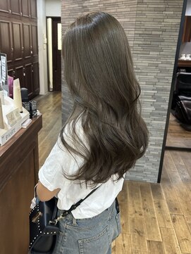 ミラ(MIRA) オリーブグレージュ/オリーブベージュ/ブリーチ無しダブルカラー