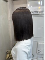 ファビ 渋谷(Fab) くびれヘア/暗めカラー/アプリコットオレンジ/縮毛矯正