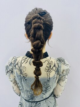 プルクラギンザ(PulchraGINZA) ポニーテール/ポニーアレンジ/編み込み/ヘアセット
