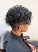 30代40代ビジネスツーブロック刈り上げツイストスパイラル