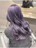 mayu//くすみブルーラベンダーアッシュパープルグレージュ
