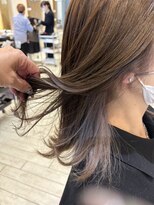 ボブインターナショナル(bob international) インナーカラー×シルバーグレー