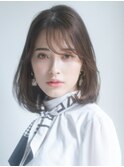 【emu井上信洋】大人かわいい内巻きミディアムボブ【エミュ】
