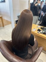 サラ 山口店(SARA)&nbsp;髪質改善カラー×うる艶ベージュロング