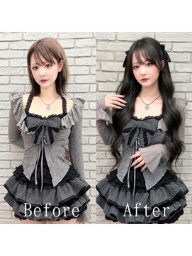 あるじゃんすー さいたま店 シアーブラック#シールエクステ#グレージュ#ヨシンモリ#大宮