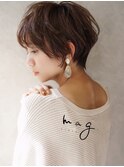 【mag  ginza】立体感くびれショートボブ×ハイライトカラー