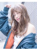 『AUSTIN』ダブルバング小顔ブランジュ×グラデーションカラー