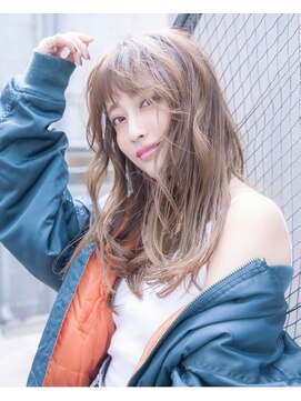 オースティン 門前仲町(AUSTIN) 『AUSTIN』ダブルバング小顔ブランジュ×グラデーションカラー