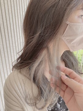 エイトタマプラ たまプラーザ店(EIGHT tamapla) 【エイト渡辺】インナーカラー×ホワイトベージュ