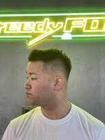 グリーディーフォックス 代々木(Greedy FOX) かき上げヘア/サイドパート/韓国マッシュ/フェードカット/代々木