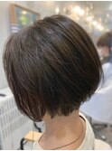 【GLASSI】大人かわいい小顔ショート★ハイライト★脱白髪染め