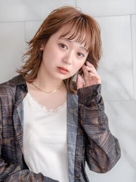 オーブ ヘアー グロー 橋本店(AUBE HAIR grawe) 【AUBE HAIR】パーマ×ミディアムウルフ