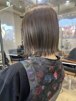 ジュール 新宿三丁目(Joule)&nbsp;切りっぱなしボブ×透明感アッシュカラー