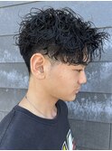 メンズマッシュパーマ波巻スパイラルパーマニュアンスパーマ