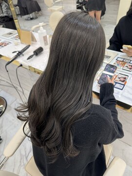 シェノン サントル(CHAINON CENTRE) 前髪/マチルダボブ/ピンクベージュ/インナーグレージュ