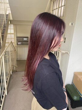 ジオ 国分寺(the O's) 黒髪/前髪パーマ/グレーベージュ/レイヤーロング/インナーカラー