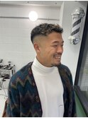 マッシュパーマウルフ波巻きハイライト73