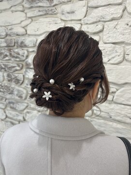 ヘアー ルセロ アット プリム(hair lucero @ prim) シニヨンアレンジ