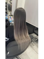 ヘアーデザイン ジェルム(Hair Design germe) グレーシルバーグラデーション--RINA--