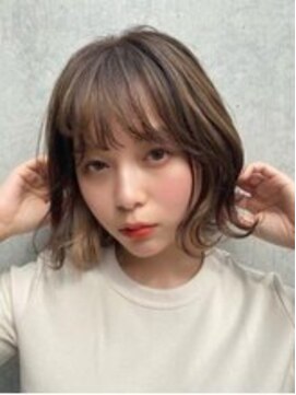 フラミューム 八王子北口店(flammeum) インナーカラーボブ【八王子】