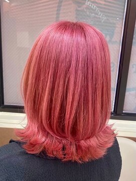 マティーナ ヘアー 池袋(Matina hair) 【ピンク/レイヤーボブ/レイヤーカット】20代30代40代50代