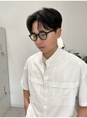 センターパート◎ニュアンスパーマ