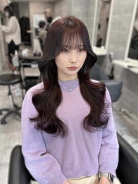 ベル(BEL) 【韓国風】20代、30代◎ロングレイヤーヨシンモリ巻き