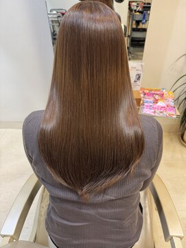 美容室 フラット(FLAT) 髪質改善カラー(ブラウンベージュ)