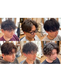 【Men'sカット￥3900】メンズパーマも人気★ON/OFFもお洒落にキマる！多彩なデザインで清潔感あるStyleに