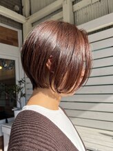 リシェア(re.share) 前髪なし/くびれショート/チェリーレッド