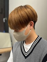 エルマーク 神戸三宮(L-MARK)&nbsp;マッシュナチュラルカラーマッシュメンズヘアカラーツーブロック