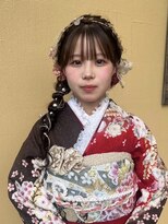 ミュー(miyuu)&nbsp;【人気No. 1】 成人式へアセット編み下ろしスタイル♪