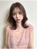 レイヤーカット　顔まわりカット　くびれヘア