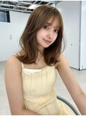 くびれヘア/韓国ヘア/レイヤー/透明感/顔まわり銀座/20代30代