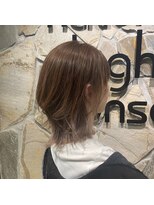 ナチュラルハイセンス 本店(natural high sense) インナーカラー 外ハネミディアム 似合わせカット/町屋