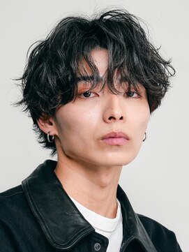 フィフス 神南(fifth) 渋谷シャドウパーマ緩めメンズパーマ刈り上げマッシュウルフ20代