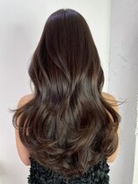 アイティー バイ アルバム 中野店(IT by ALBUM)&nbsp;ロング暗めカラーフェイスフレーミングおくれ毛_ba565391