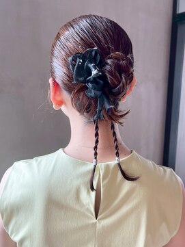 アイティー バイ アルバム 浦和店(IT by ALBUM) おくれ毛暗めカラーグレージュ韓国ヘア顔周りレイヤー_ba563011