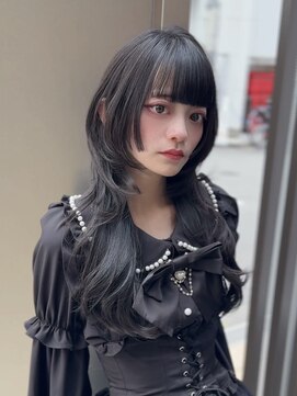 ニューヨークニューヨーク 梅田茶屋町店(NYNY) レイヤーロング　ウルフカット　ウルフレイヤー　ロングウルフ